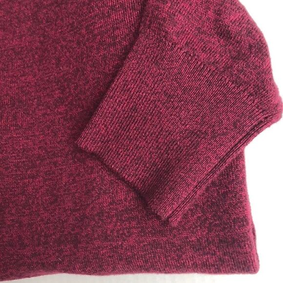 Express 3/4 Sleeve Burgundy Sweater - Picture 13 of 16